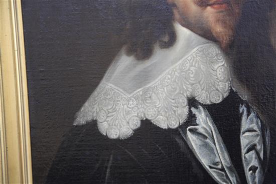 After Van Dyck Portrait of Charles I, 29 x 24in.